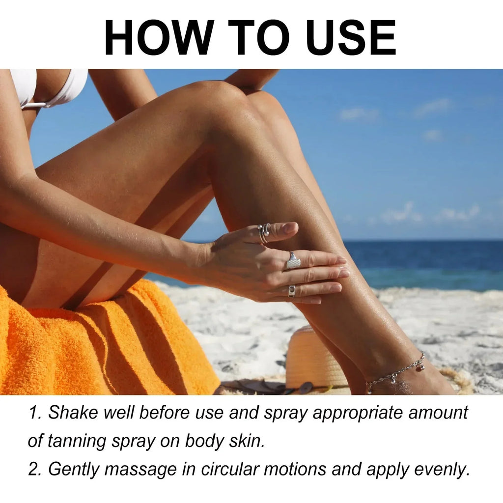Oceaura 100ml Tanning Mousse Cream Body Self Tanner Bronzer Instant Nourish Natural Sunless Self Solarium Tanning Facial Lotion