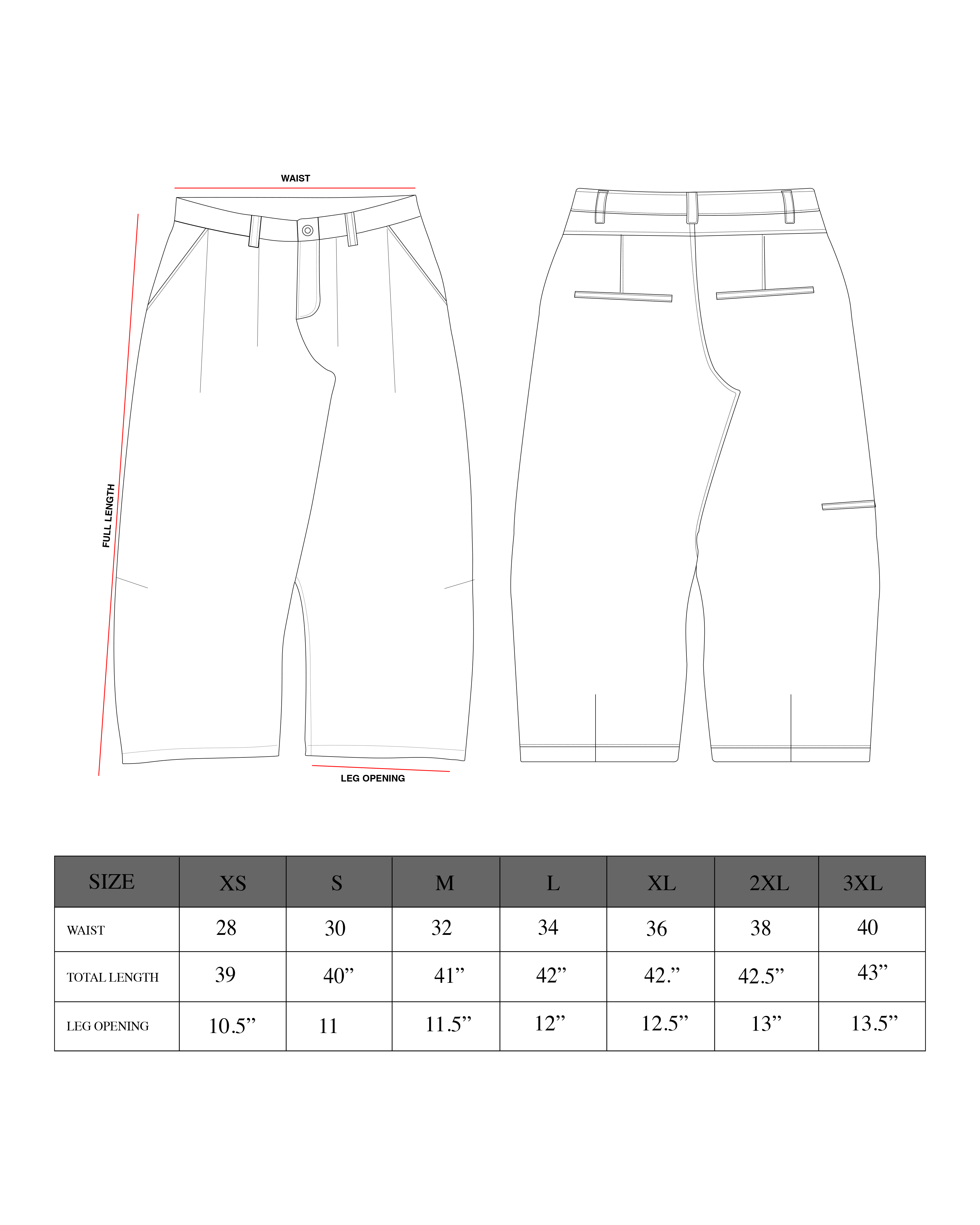 PLEATED TROUSER (PINSTRIPE)