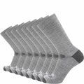 8 Pairs Ash - Casual Crew Midweight Merino Wool Sock