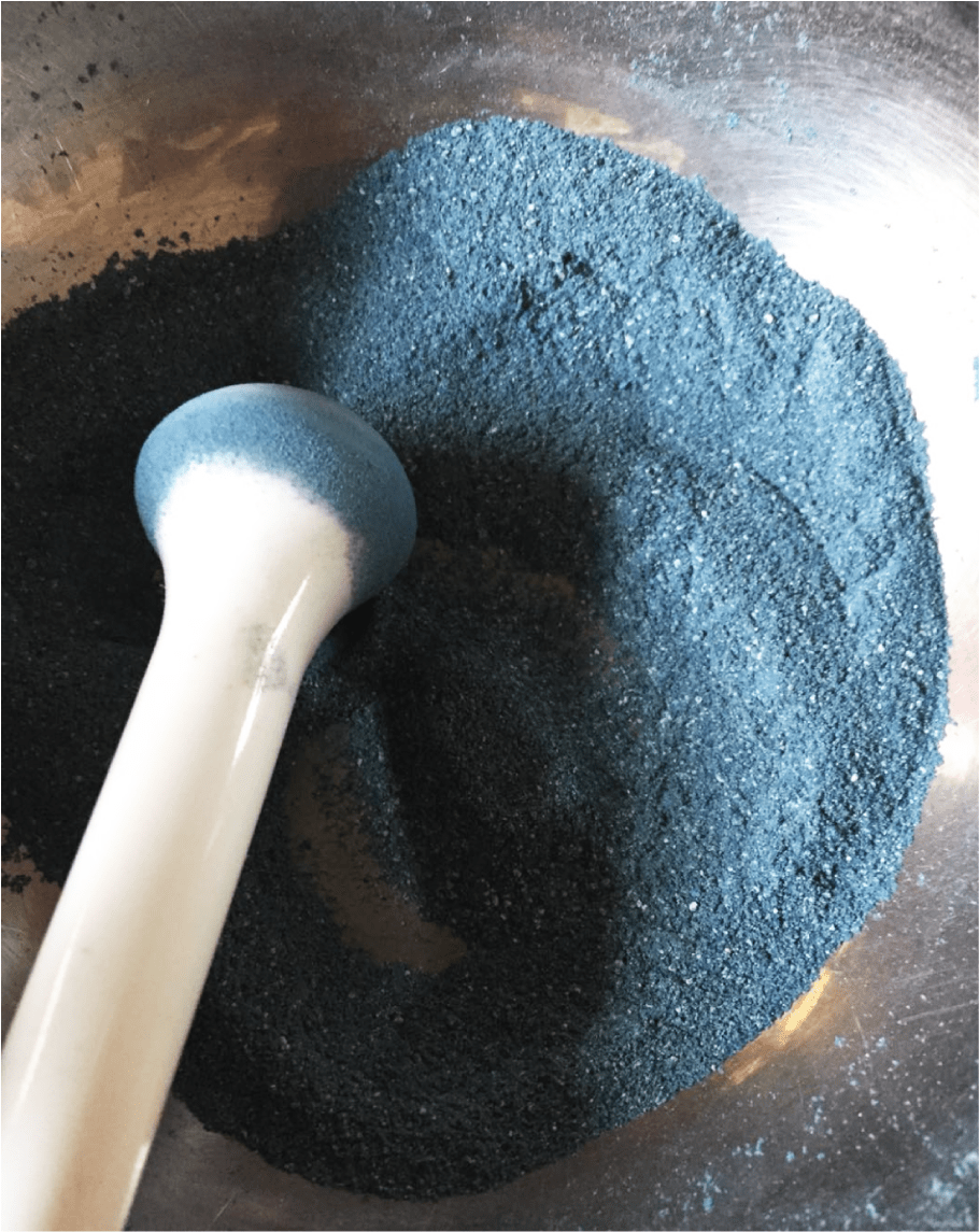 Backordered:  Indigo Shibori Towel