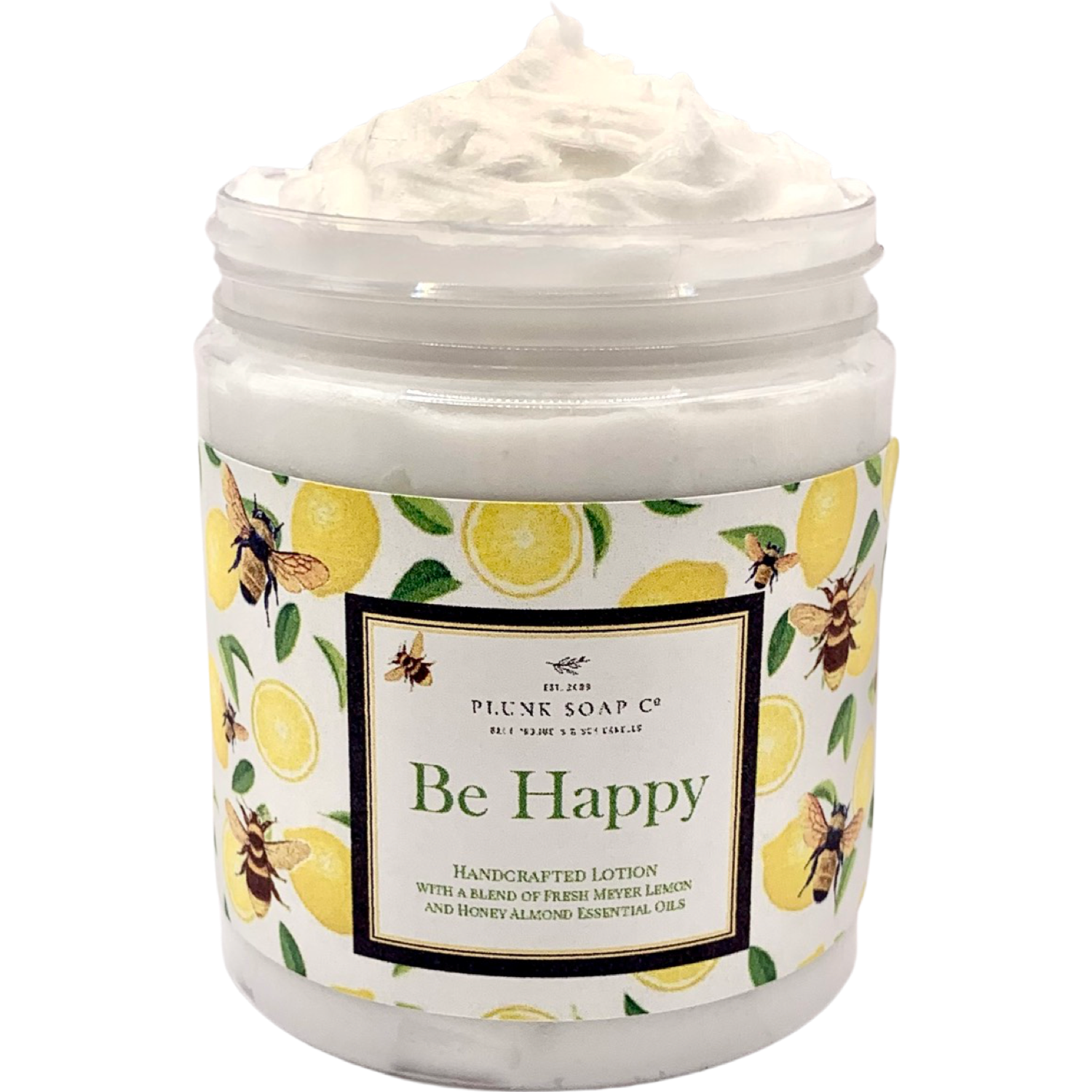 Honey Almond and Lemon Lotion Be Happy line