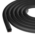 Hzetuu Automotive Weather Stripping Door Seal, 40 Ft Self Adhesive D Shaped Rubber Car Door Weather Stripping, Universal Thick Car Door Seal Strip for Door Frame for Auto Truck Rv Off Road Big Gap