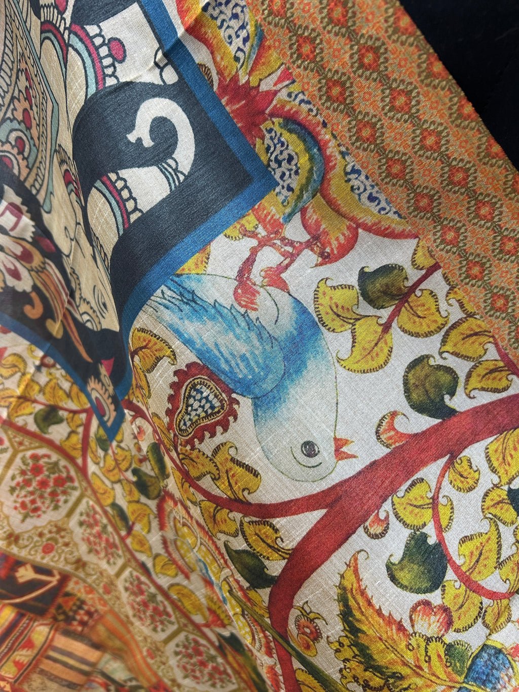 Kalamkari print dupatta