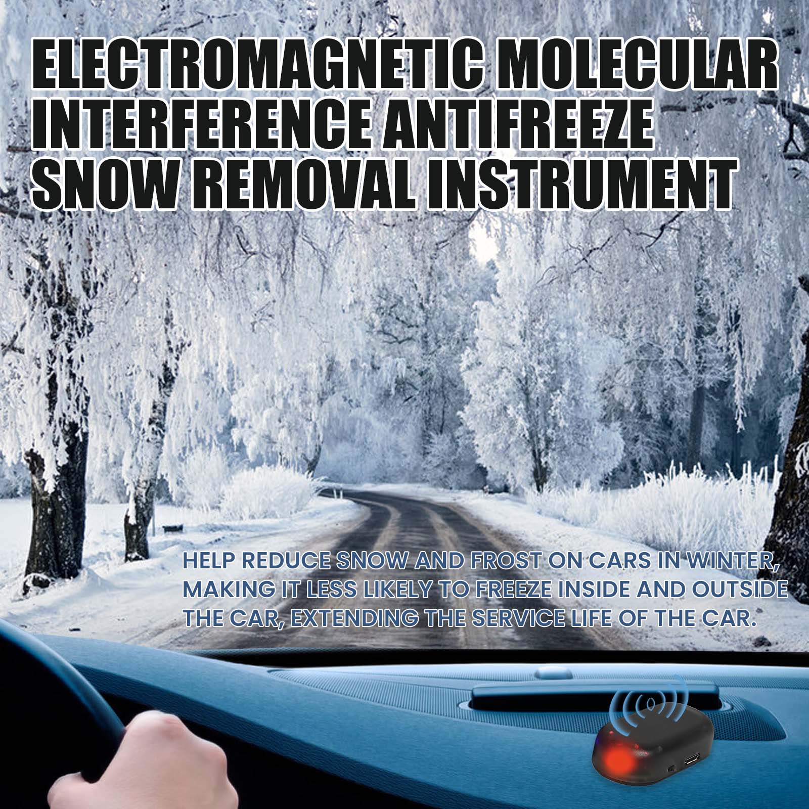 Automotive Snow Removal Tools, Glass Deicing Snow Melting Fast Portable Mini Deicer