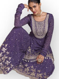 Designer party wear sharara suit