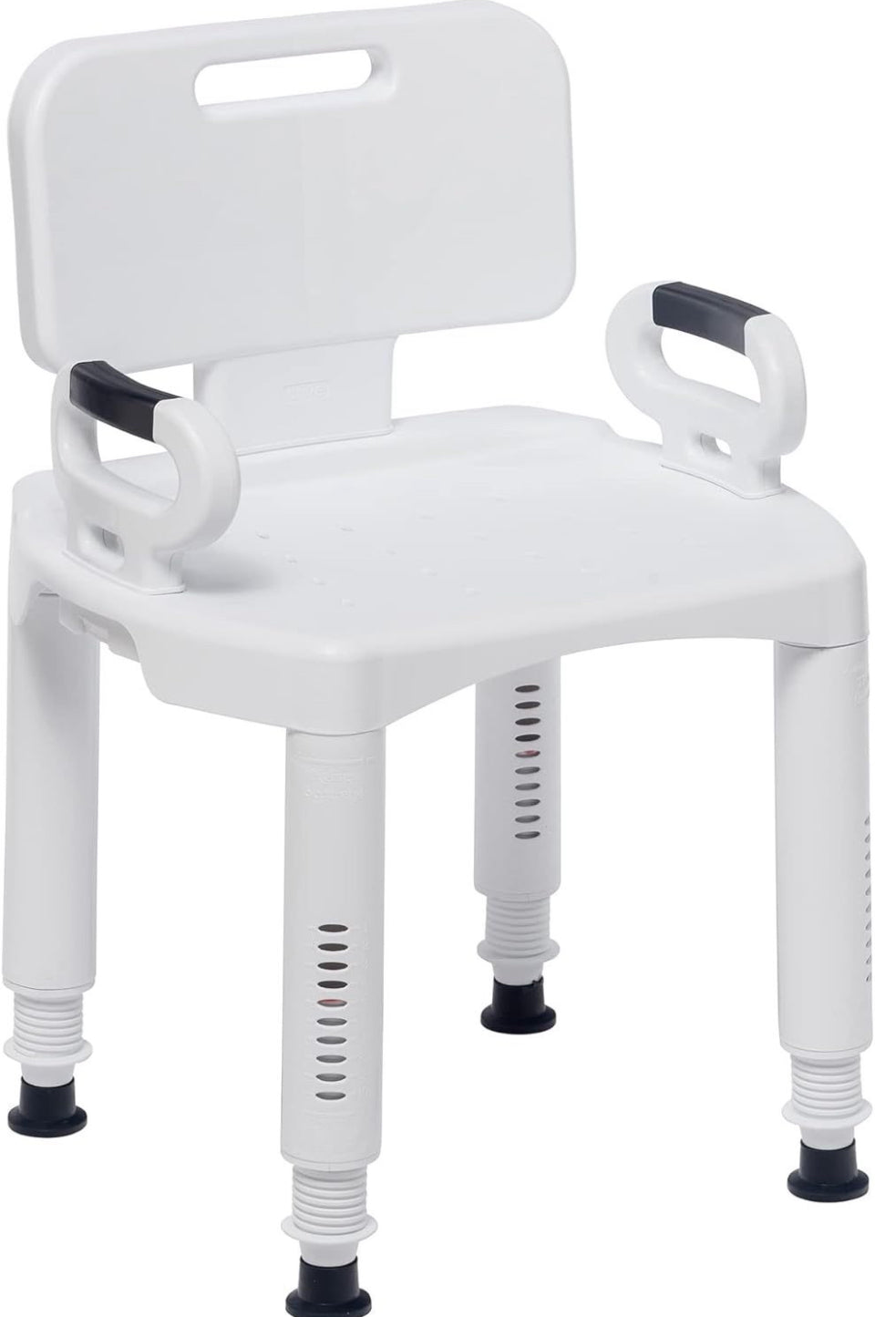 Drive Medical RTL12505 Shower Chair with Back and Arms