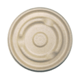 World Centric Compostable Fiber Lid for 8 and 16 oz Barrel Bowls, Natural (QTY 500), SKU BBL-SC-U12-LF