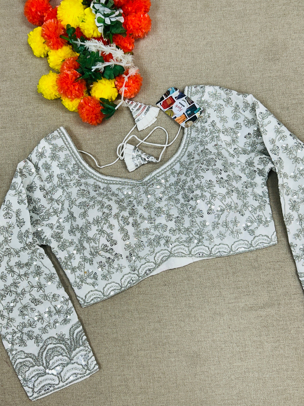 Silver work blouse