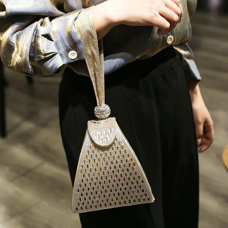 Luxury Diamond Clutch Bag for Women - Evening Purse