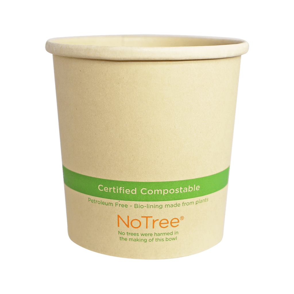 World Centric 16 oz NoTree Paper Bowl, Tall (QTY:500)