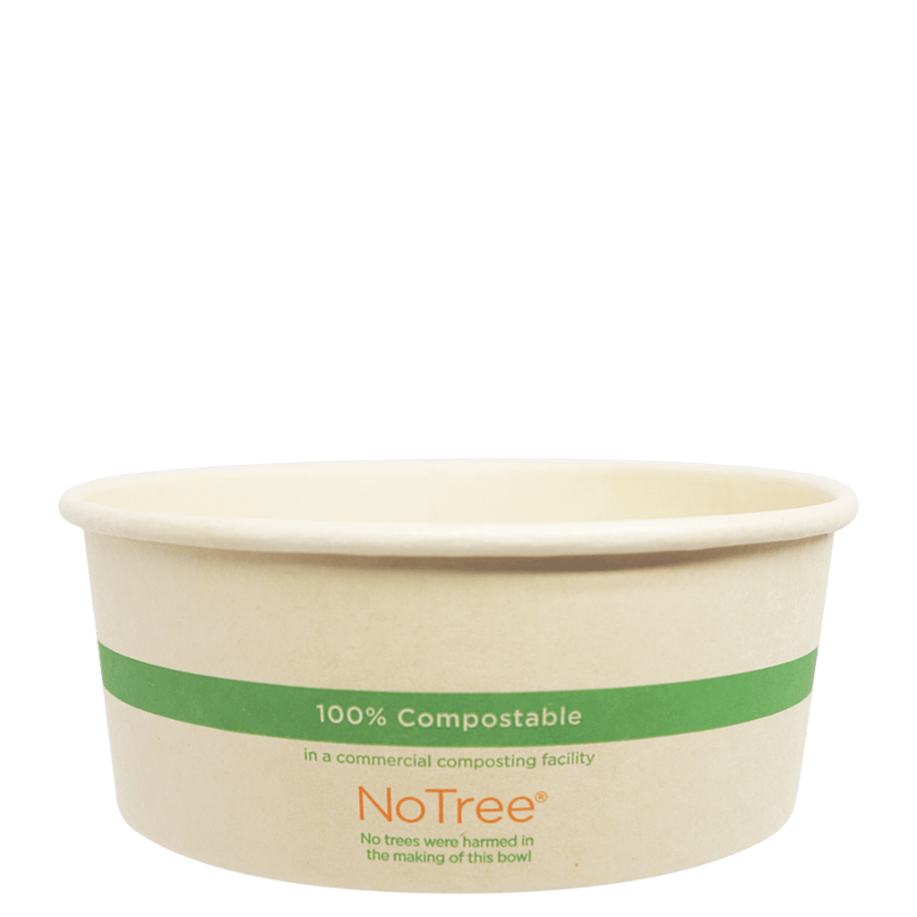 World Centric 24 oz NoTree Paper Bowl, Wide (QTY:300)