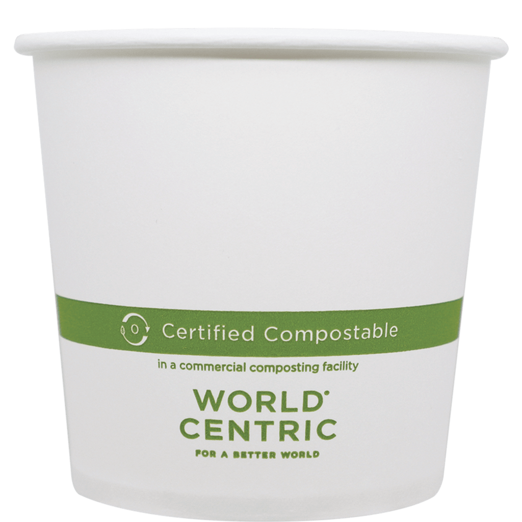 World Centric 24 oz FSC® Paper Bowl, White (QTY:500)