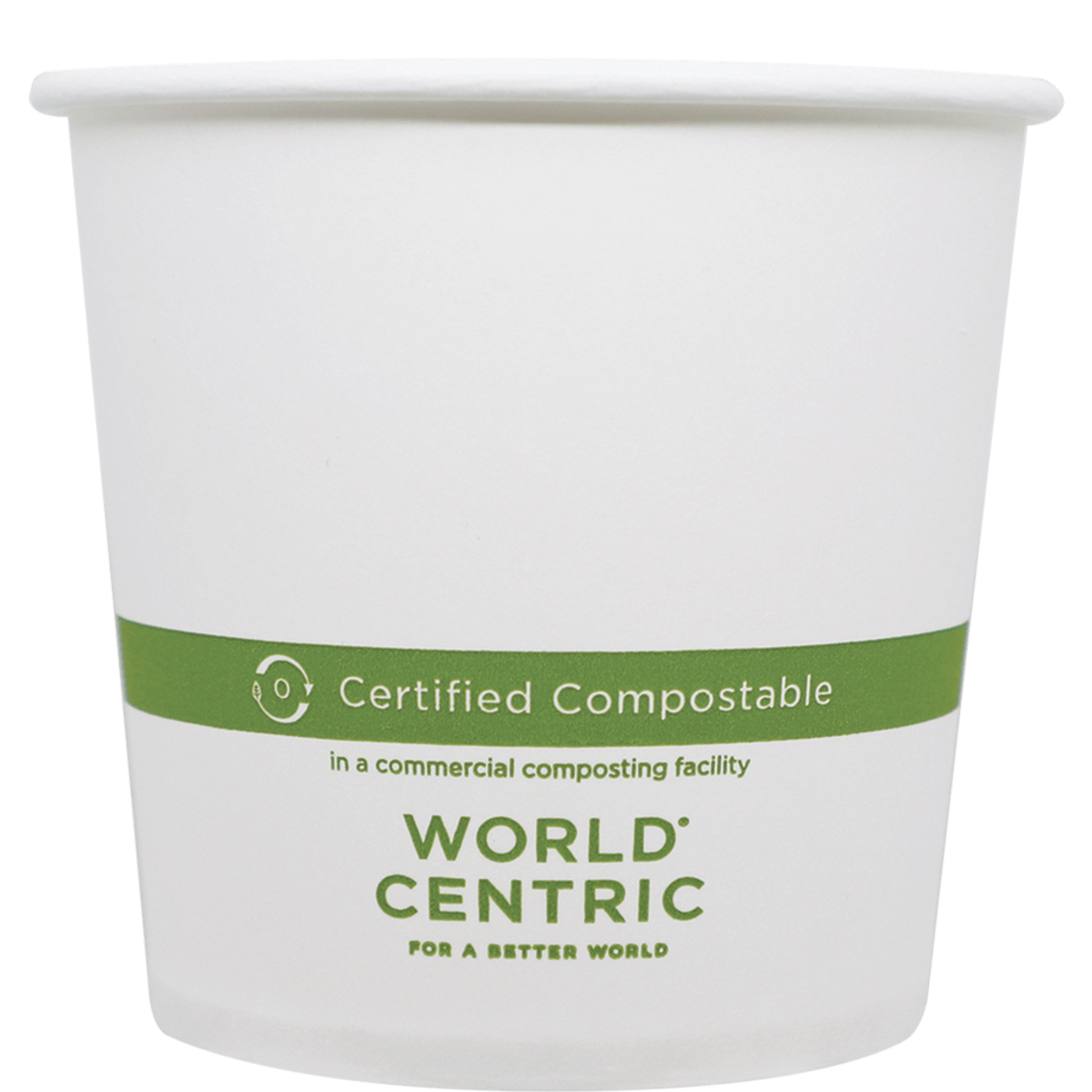 World Centric 24 oz FSC® Paper Bowl, White (QTY:500)