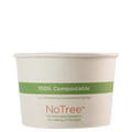 World Centric 8 oz NoTree Paper Bowl, Compostable, Bamboo Fiber (QTY 1000), SKU BO-SU-8