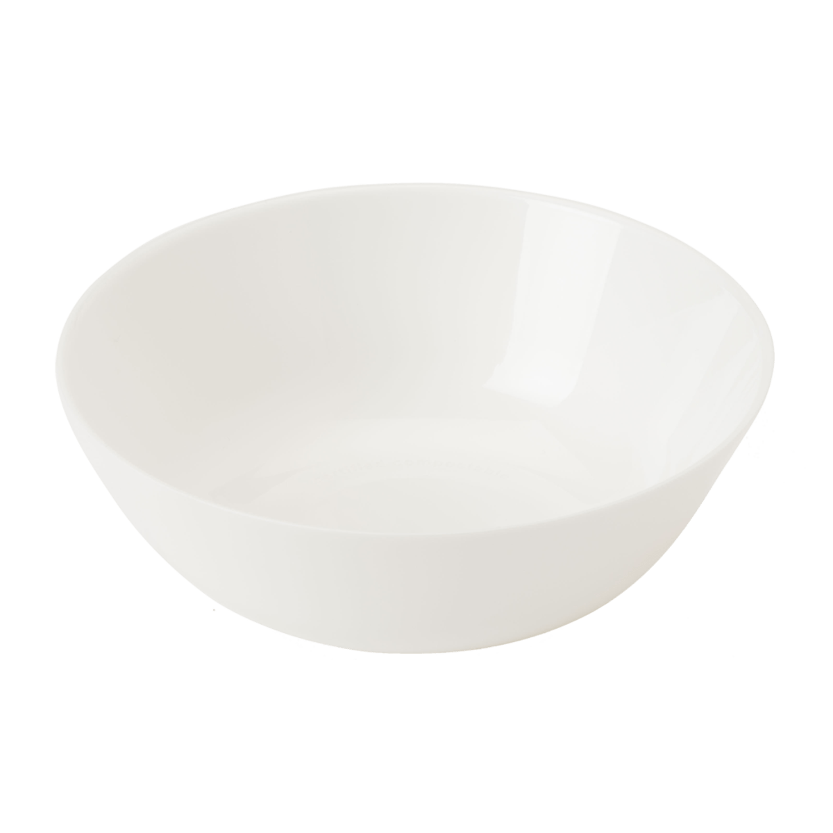 World Centric ZeroWare 20 oz Bowl, Glossy White (QTY:50)