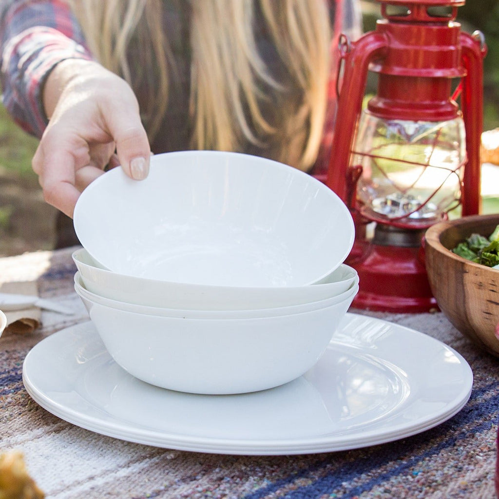 World Centric ZeroWare 20 oz Bowl, Glossy White (QTY:50)