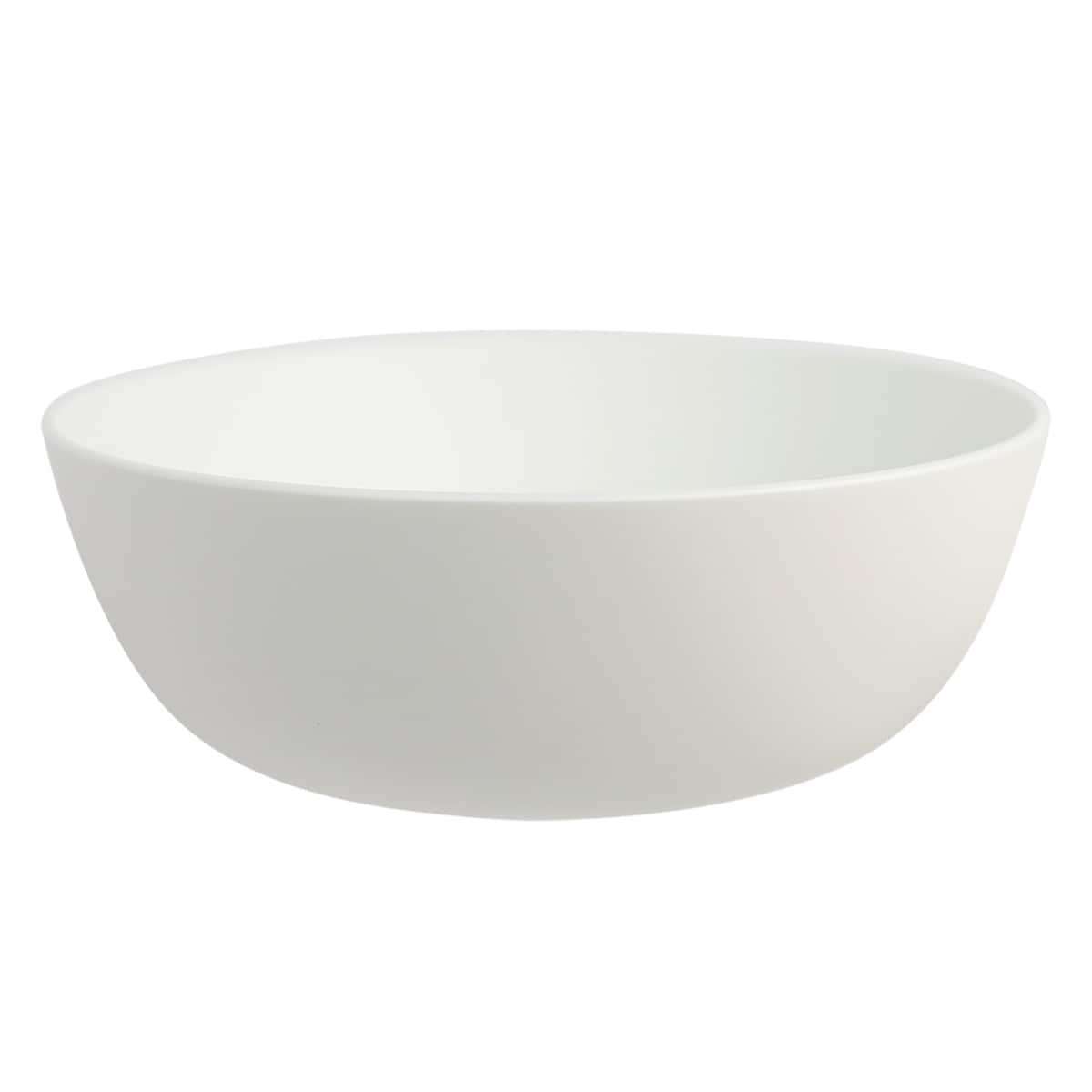 World Centric ZeroWare 56 oz Bowl, Matte White (QTY:25)