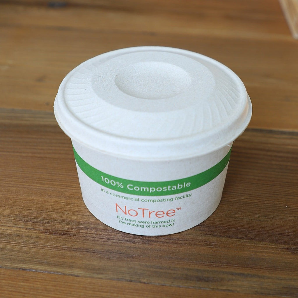 World Centric Lid for 8oz Paper Bowl & 6oz Fiber Bowl (QTY:1000)