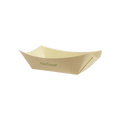 World Centric 1/2 LB NoTree Boat Tray (QTY:1000), SKU BT-NT-50