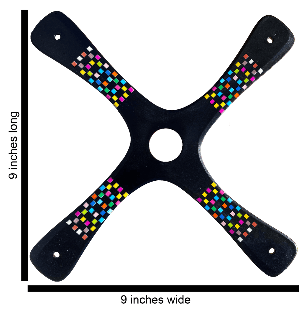 Competition Boomerang - Black Barcelona Boomerangs - Carbon infused