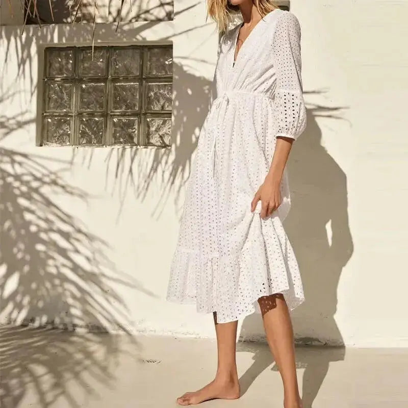 Boho Chic Elegant A Line Summer Sun Dress