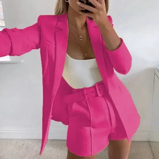 Boss Cardigan/Shorts 2Pc Set