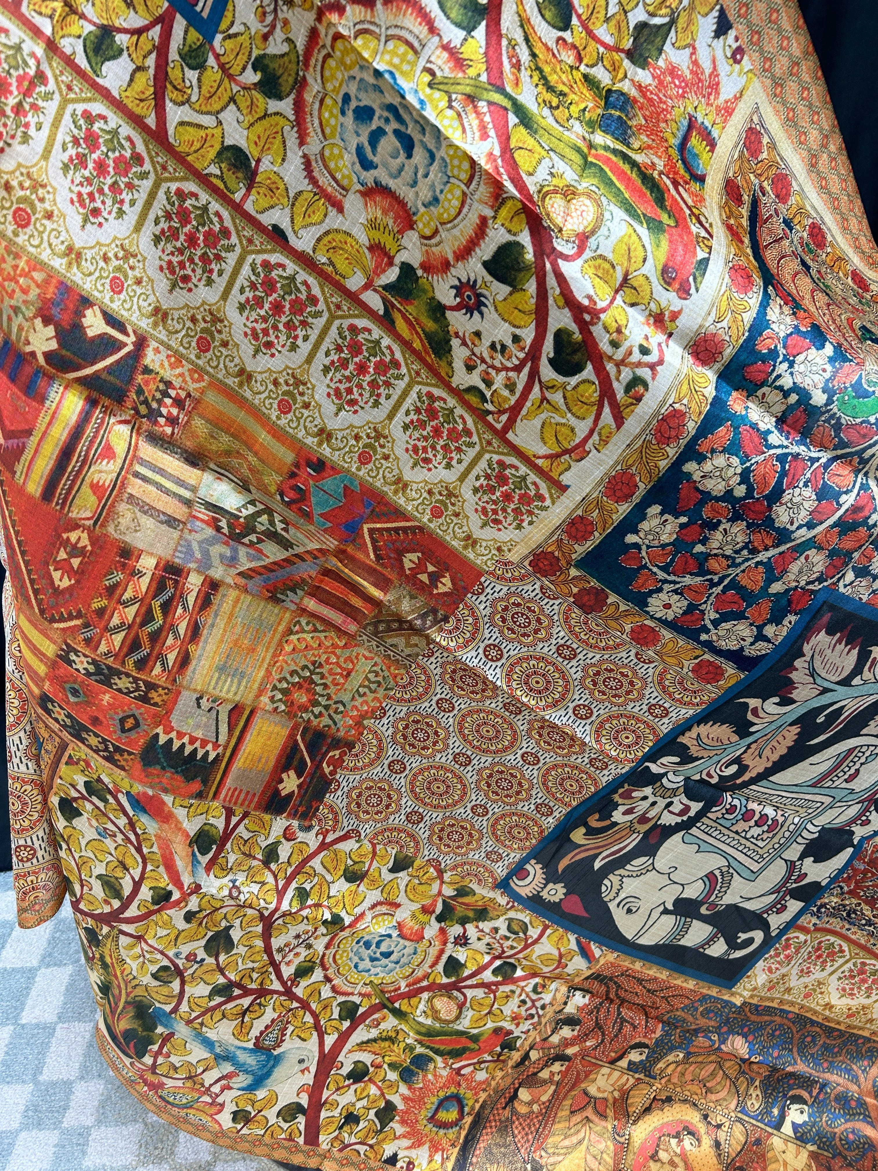 Kalamkari print dupatta
