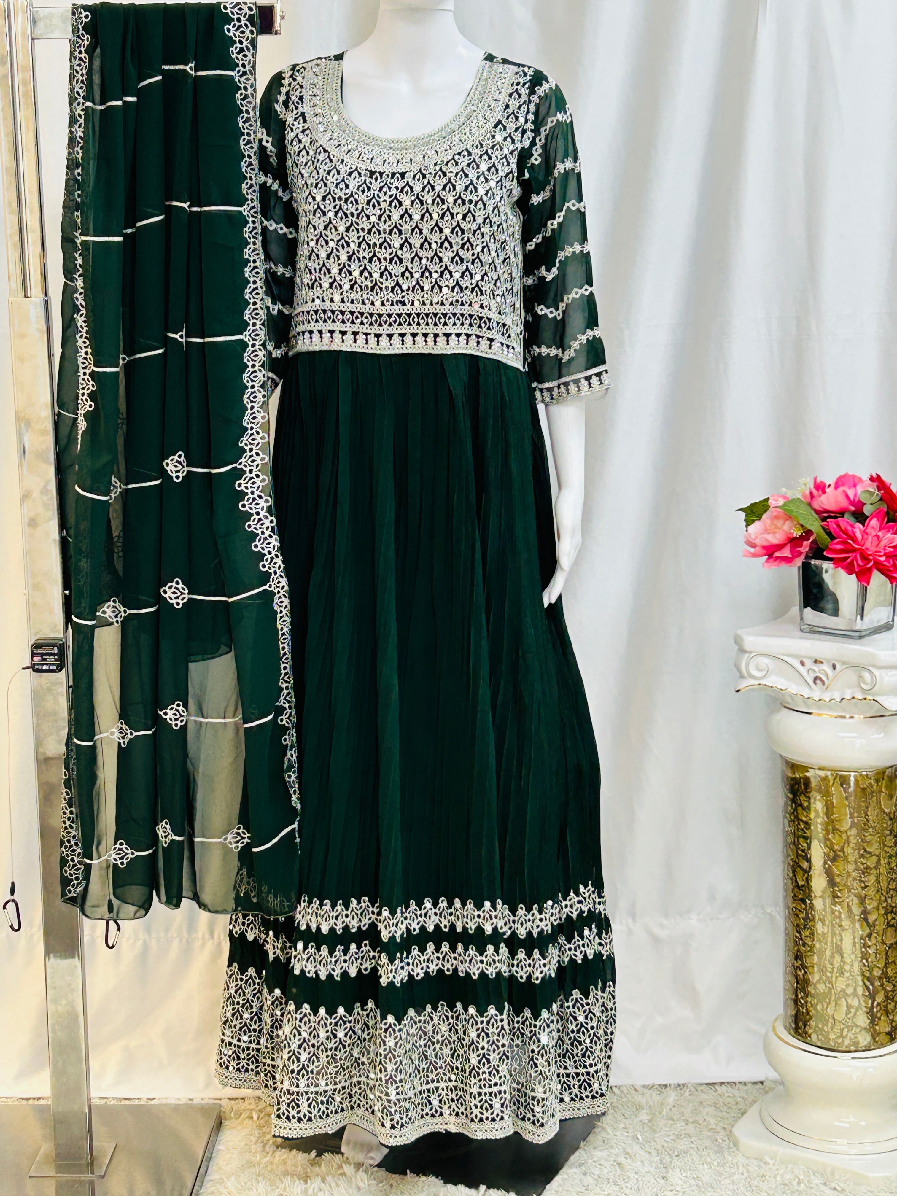 Georgette long kurti