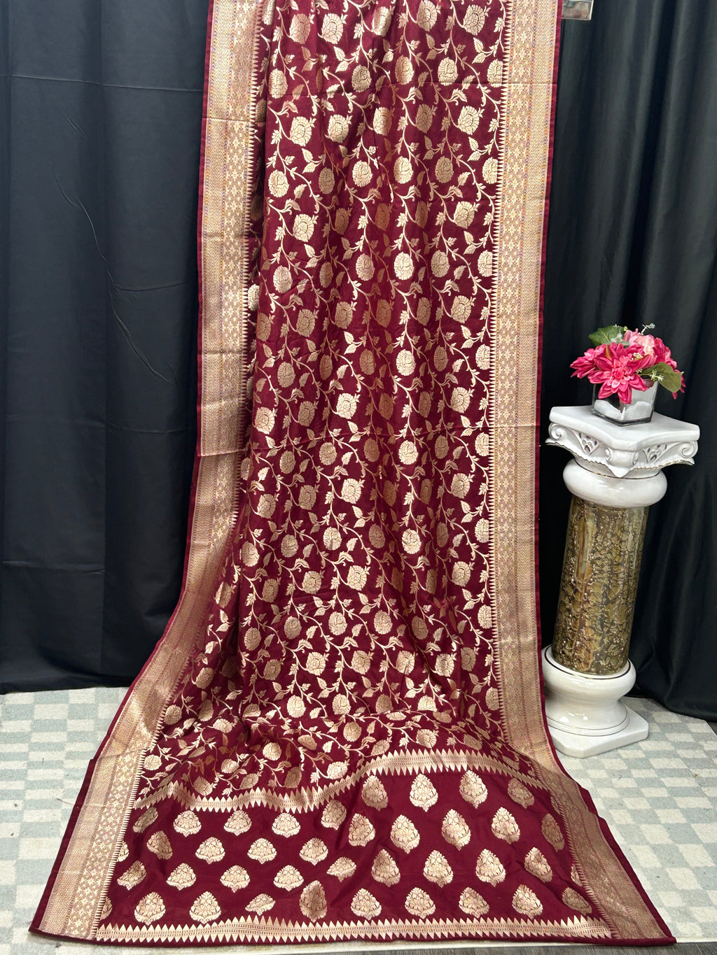 Mashru silk Banarasi saree
