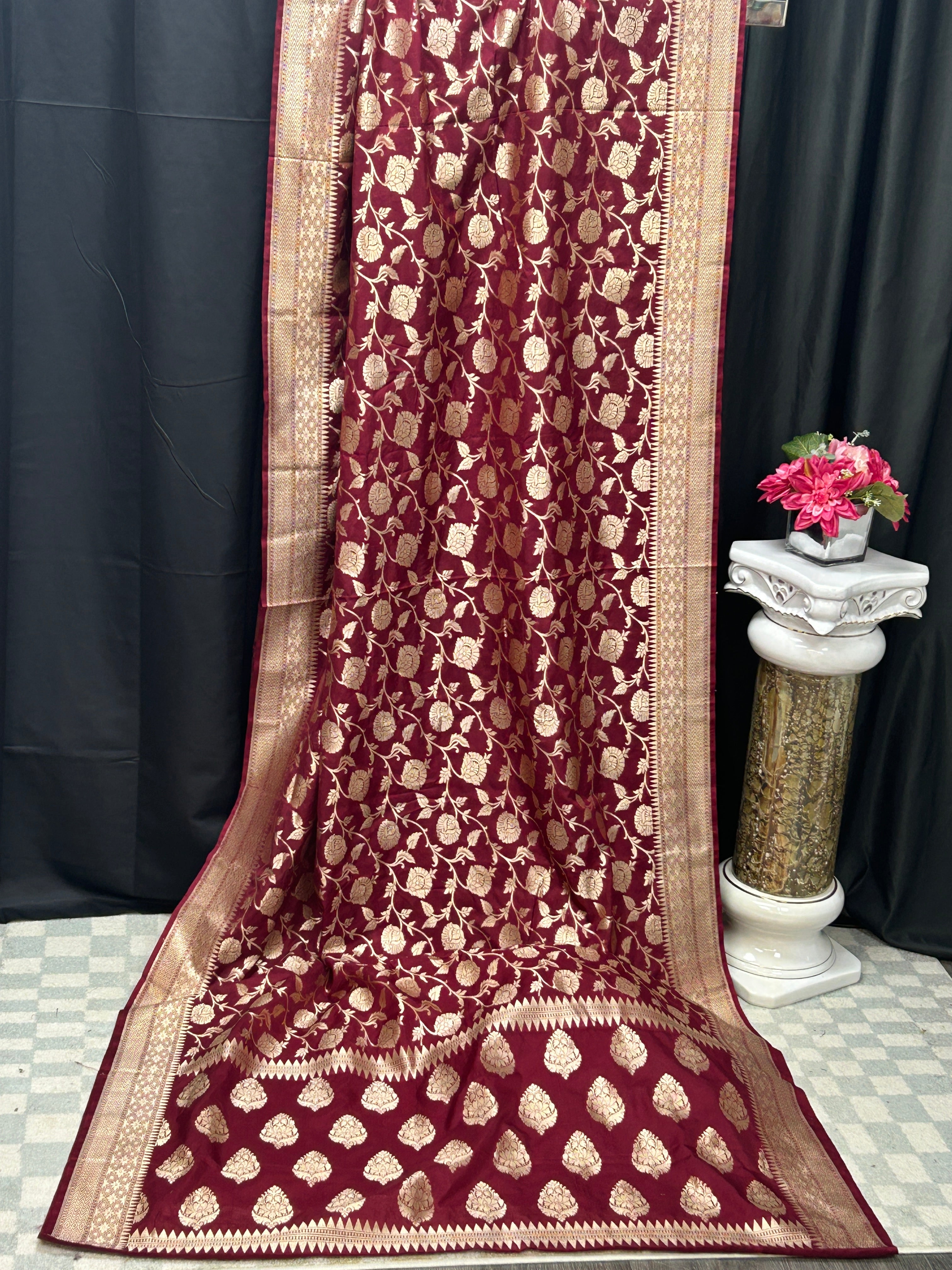 Mashru silk Banarasi saree