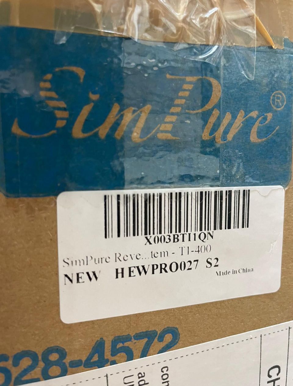 USED LIKE NEW SimPure Alkaline UV Reverse Osmosis System, NSF/ANSI 58 Certified, Tankless RO Water Filter System 400 GPD, pH+ Remineralization Water Filtration Unde