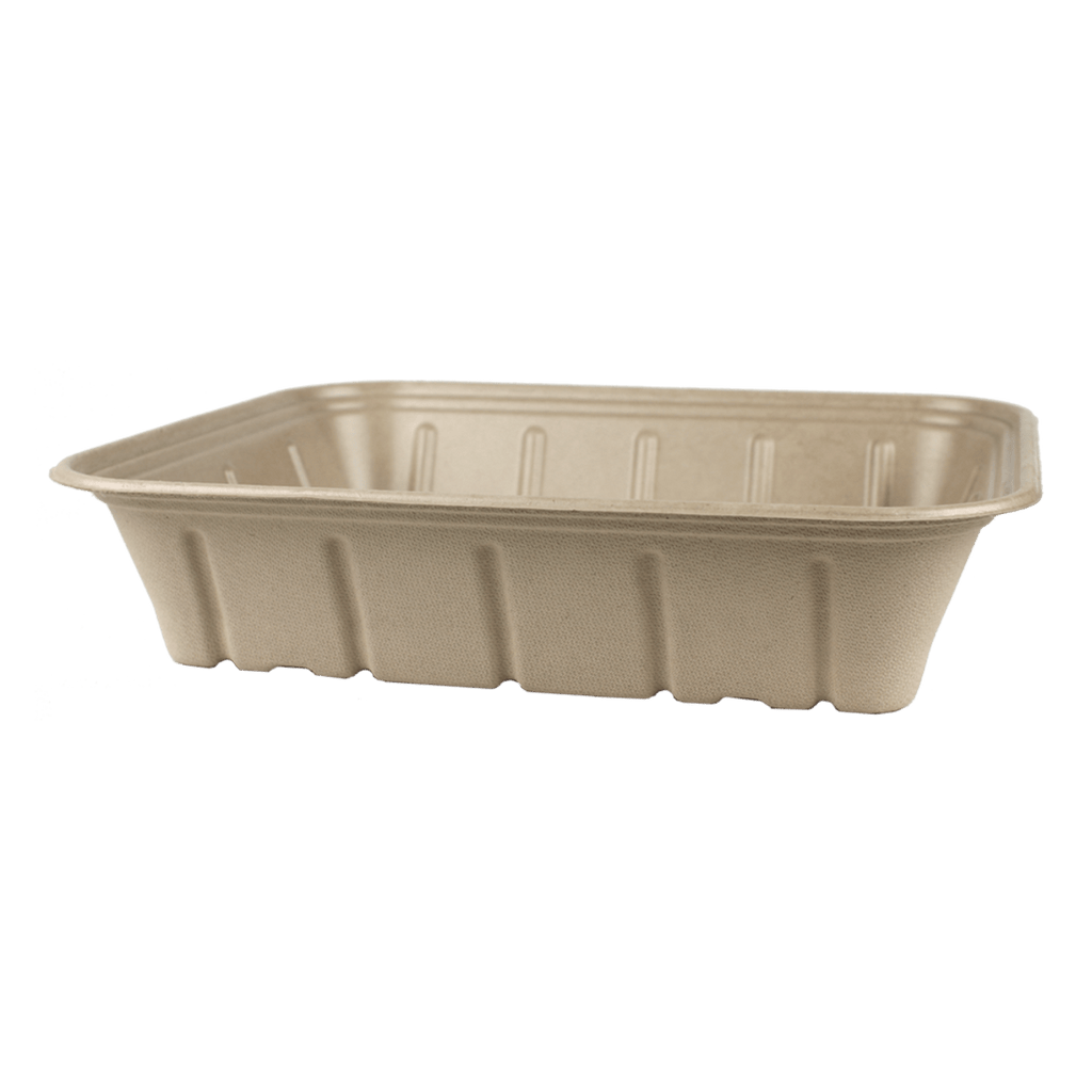 World Centric Half Size (120 oz) Fiber Catering Pan PLA Lined (QTY:200)
