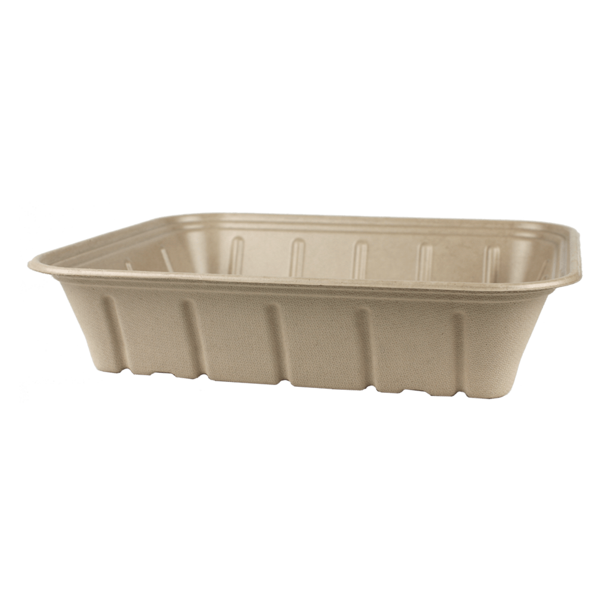 World Centric Half Size (120 oz) Fiber Catering Pan PLA Lined (QTY:200)