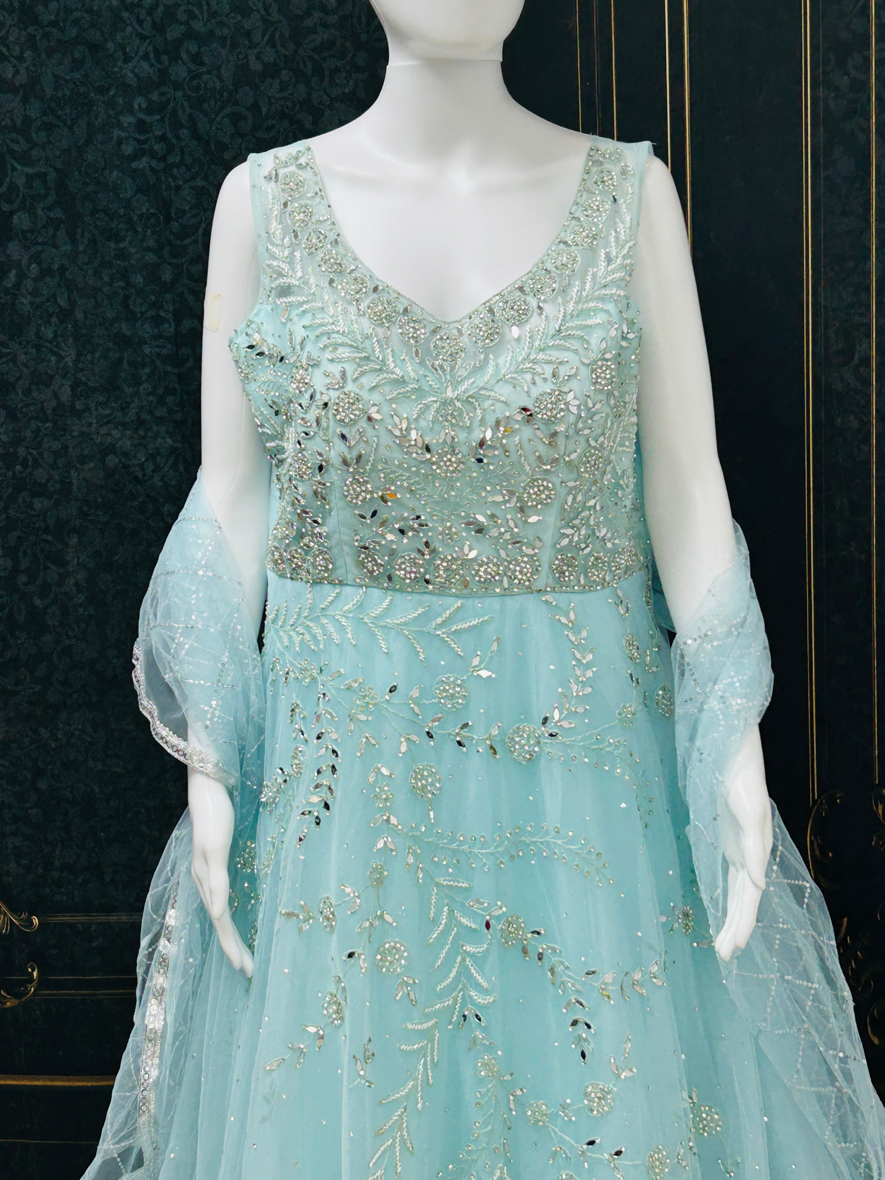 Party wear long gown / Indo western