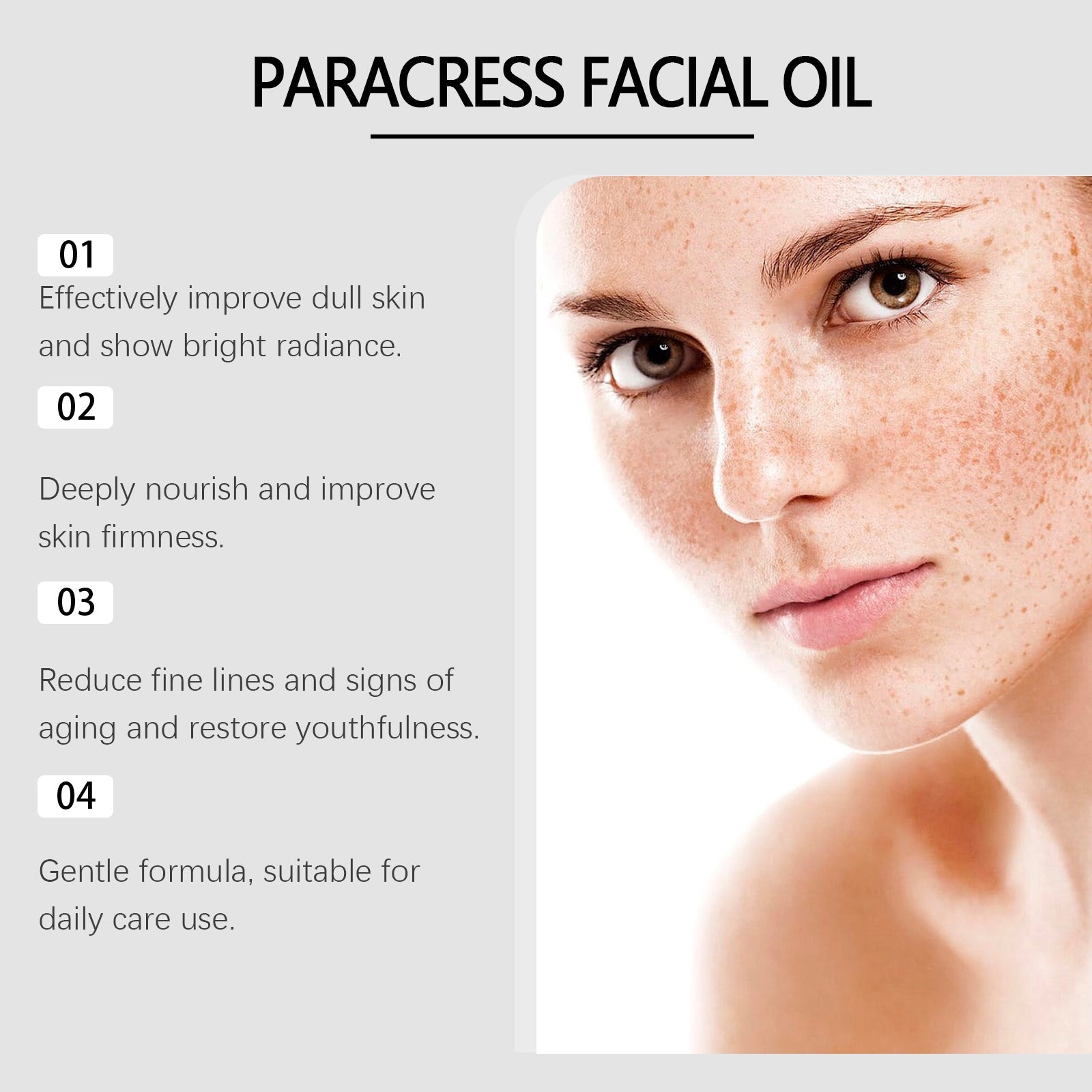Hoygi Facial Essential Oil Improves Dull Skin, Moisturizes, Rejuvenates And Brightens Facial Skin Care Essential Oil
