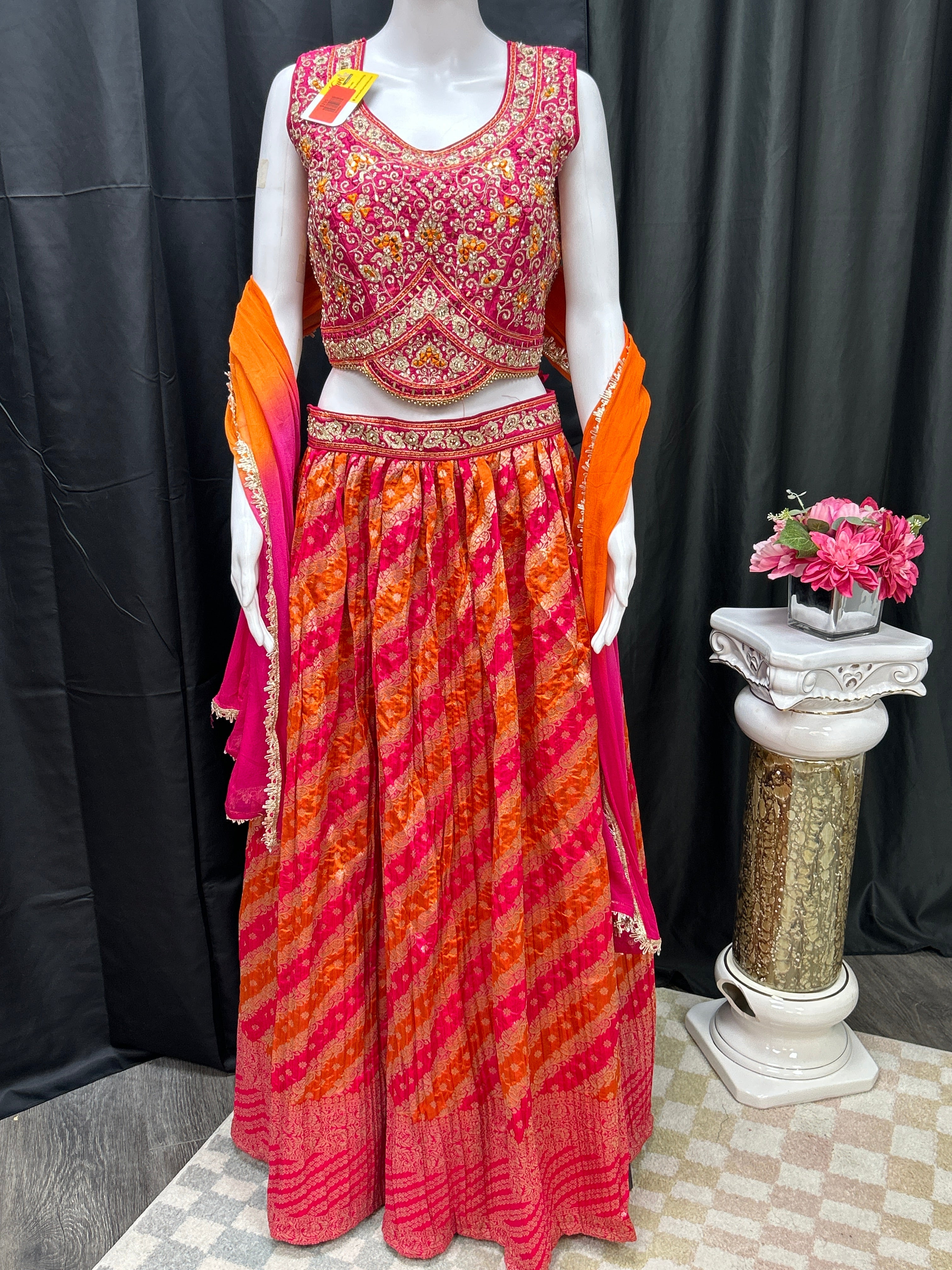 Bandhani print Lehenga choli set
