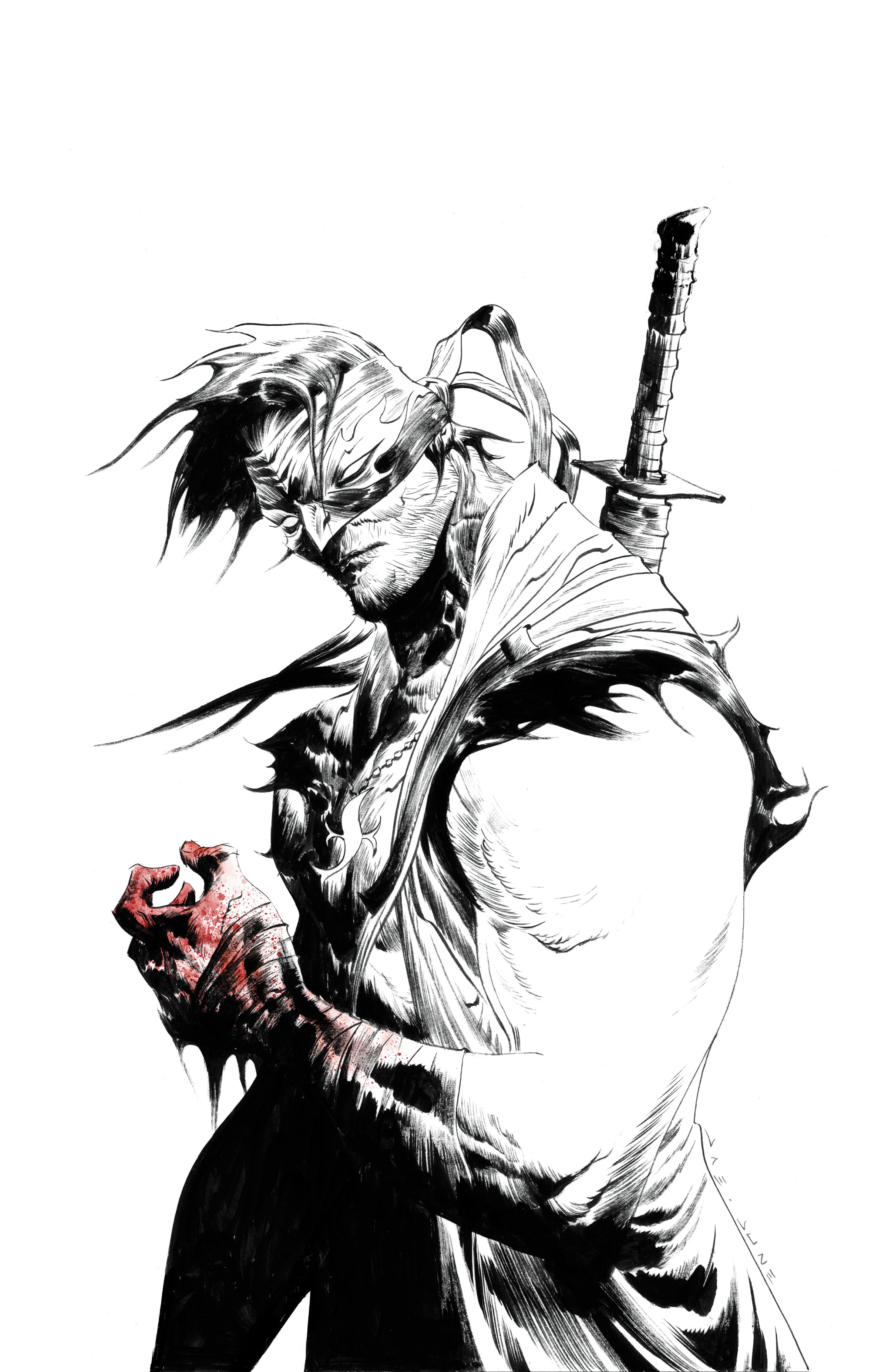 FINAL BOSS #1 - JAE LEE SKETCH VIRGIN VARIANT FANEXPO NEW ORLEANS EXCLUSIVE LTD 1000