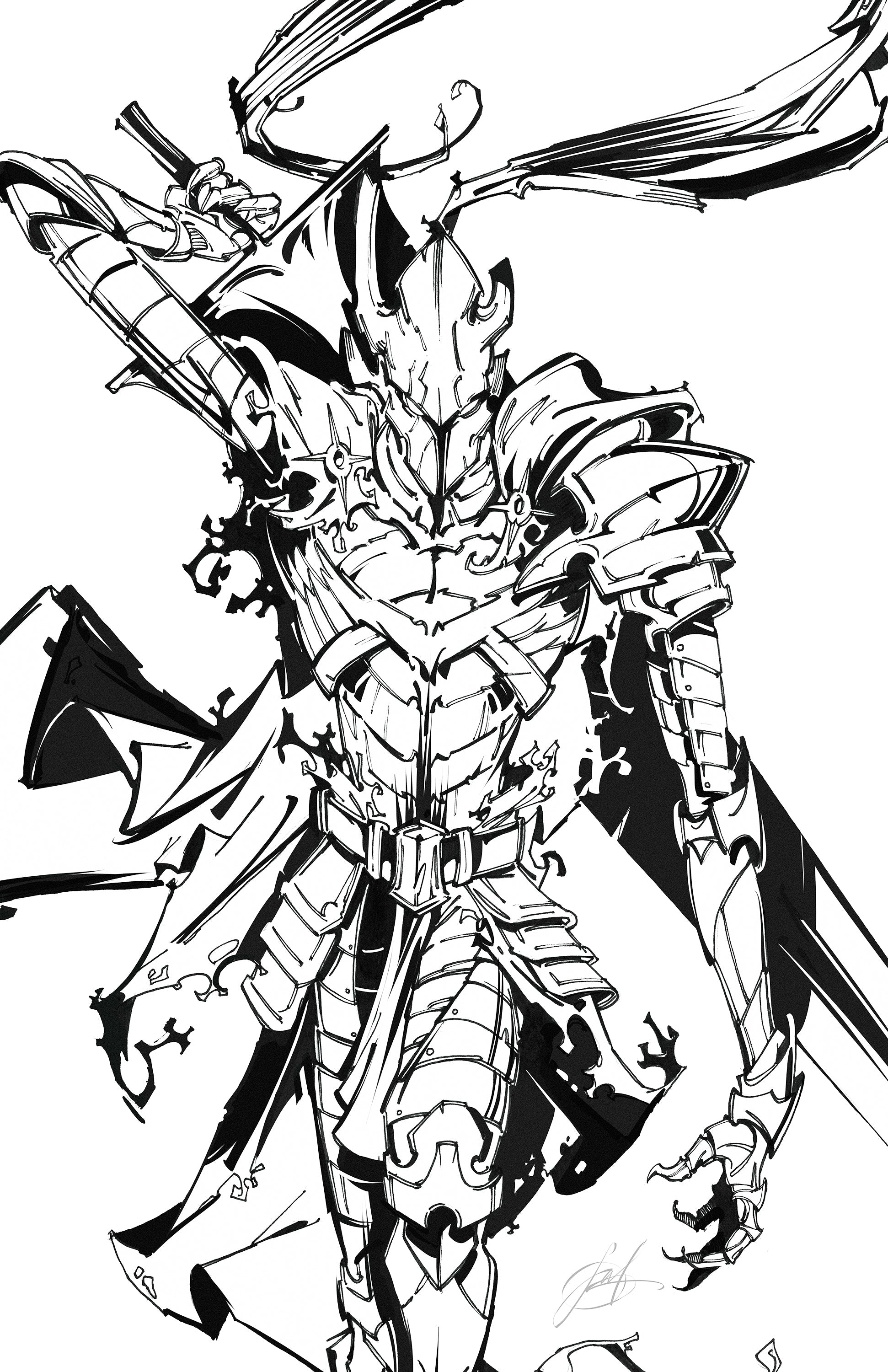 FAME: CHUGONG SOLO LEVELING - VIKTOR MILLER GAUSA IGRIS COVER A WHITE METAL FANEXPO NEW ORLEANS EXCLUSIVE LTD 5