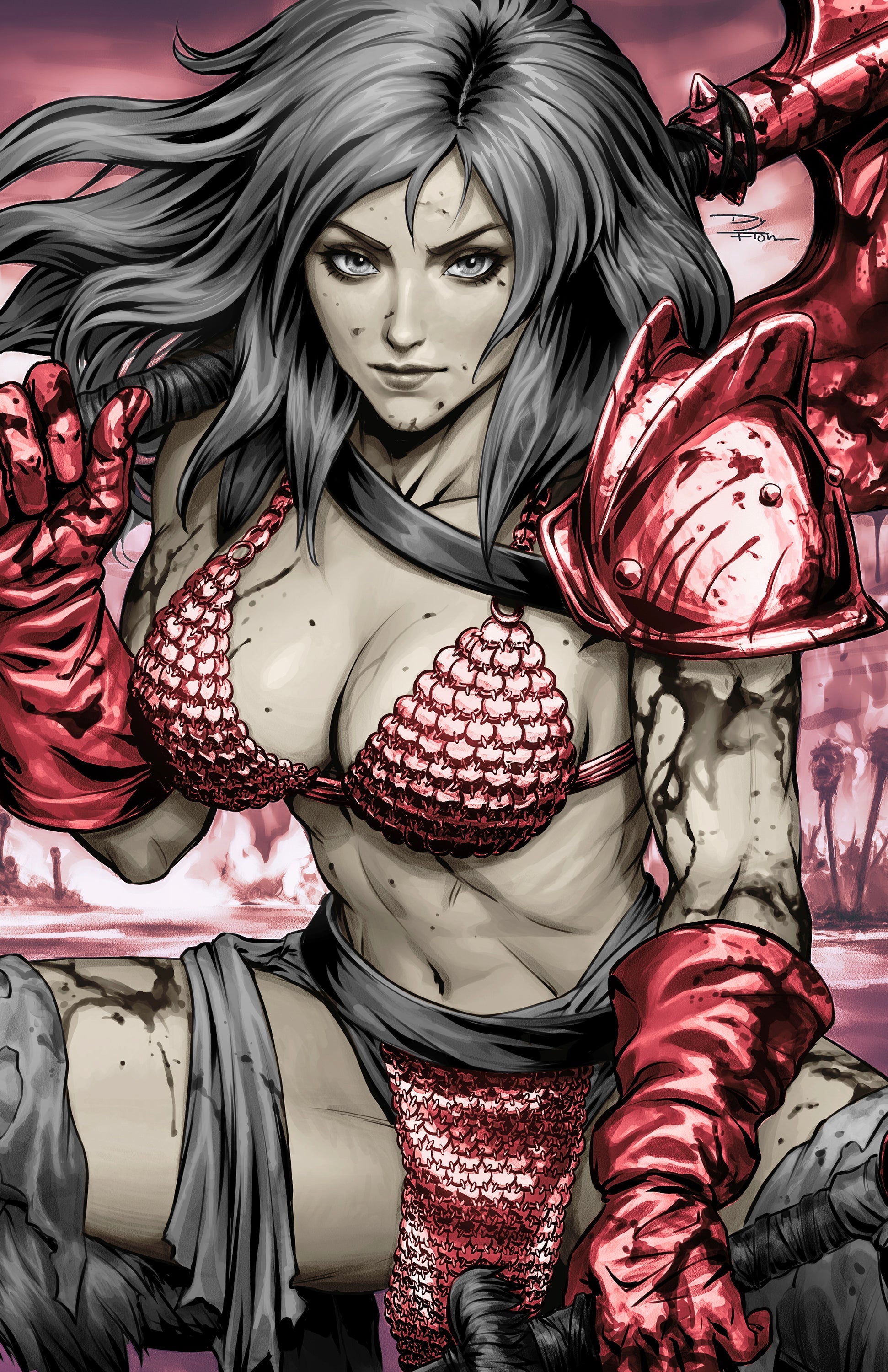 SONJA REBORN #4 - KARN KIRK RATANASIN COVER C FANEXPO NEW ORLEANS EXCLUSIVE LTD 50