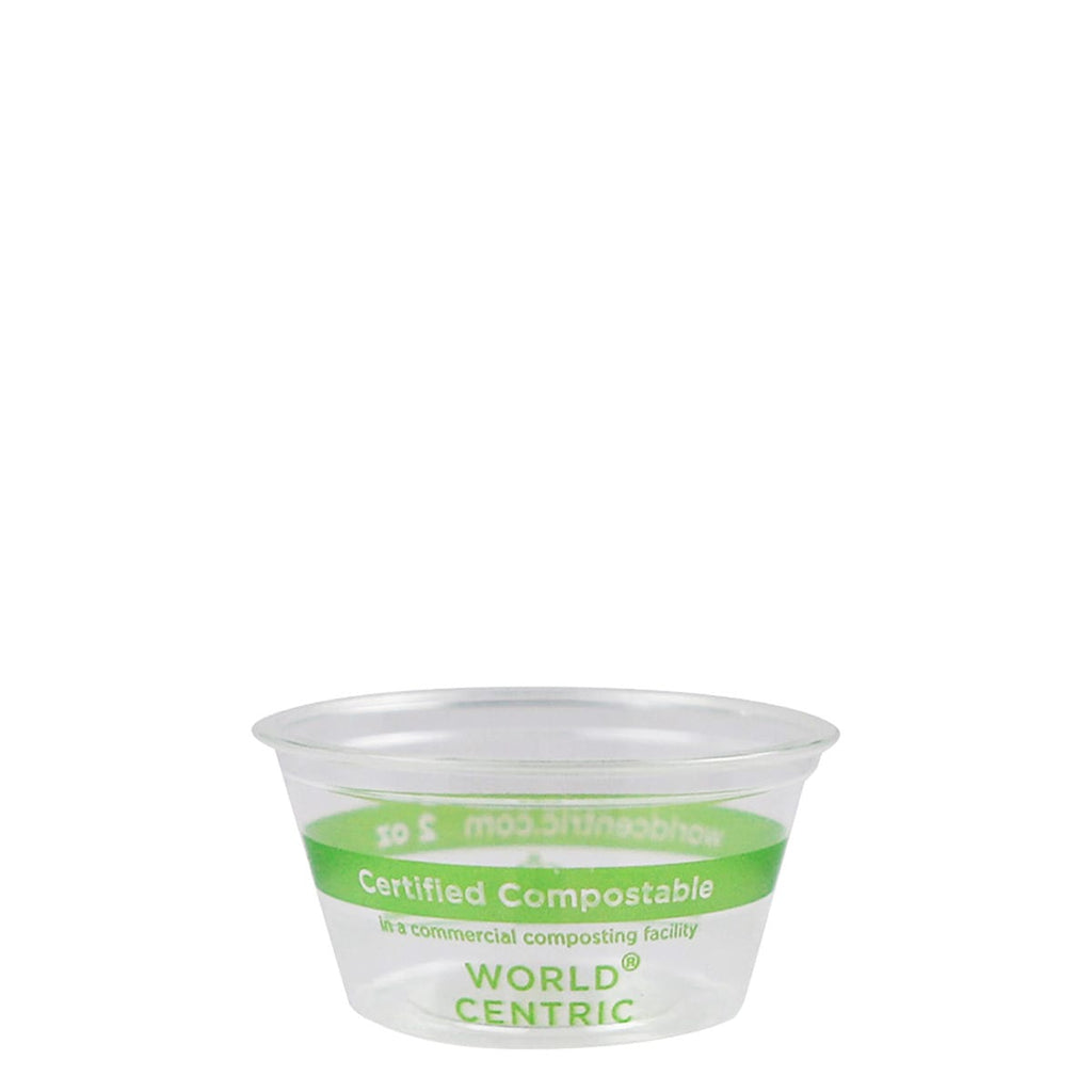 World Centric 2 oz Portion Cup, Clear (QTY:2000)