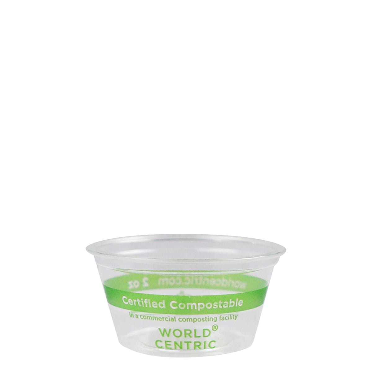 World Centric 2 oz Portion Cup, Clear (QTY:2000)