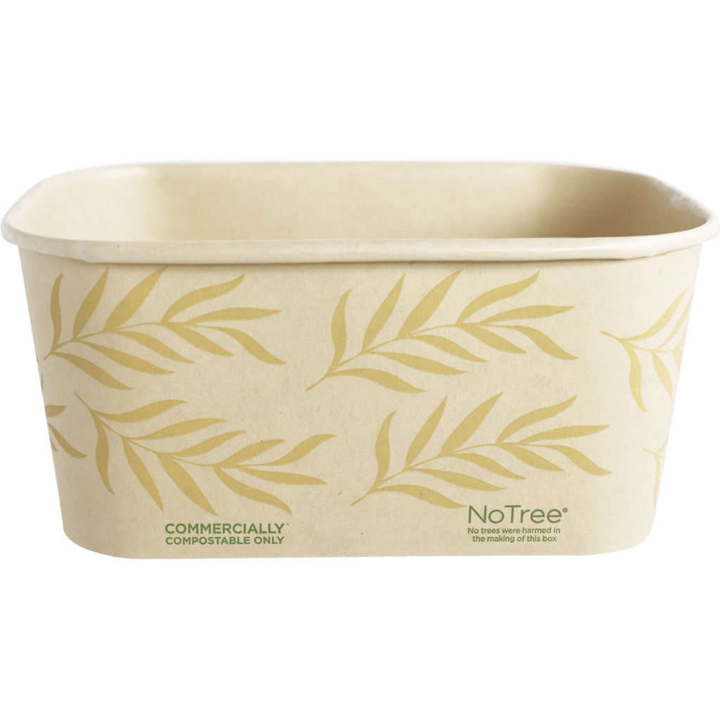 World Centric 32 oz NoTree Rectangular Container (QTY:300)