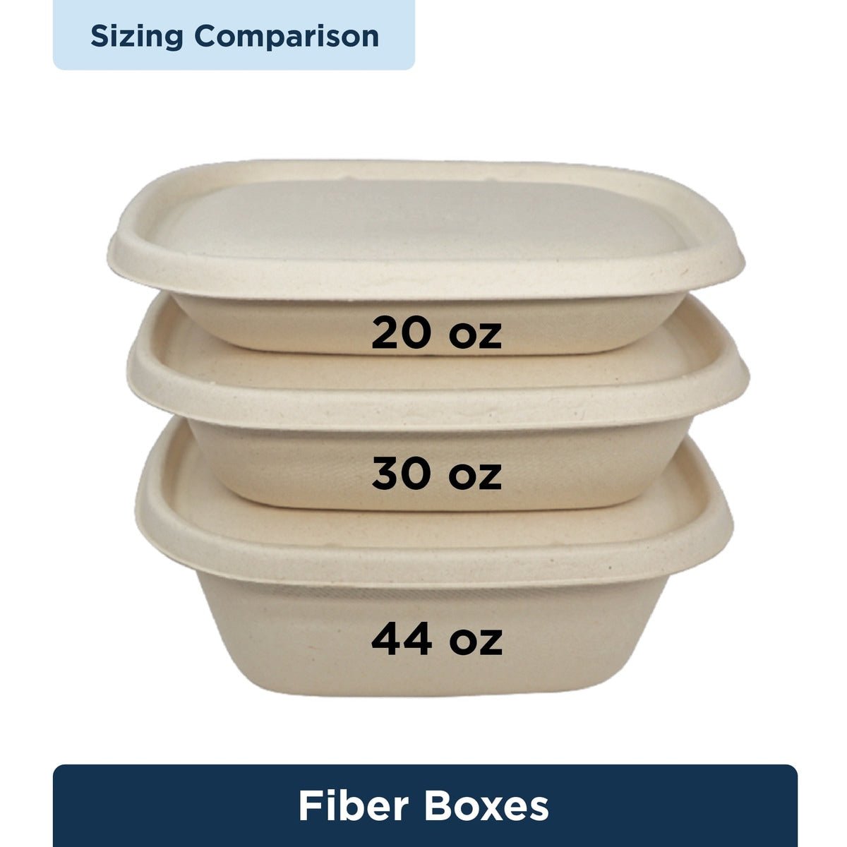 World Centric 8.7x6.7x2.1 in (30 oz) Fiber Box, Laminated (QTY:400)