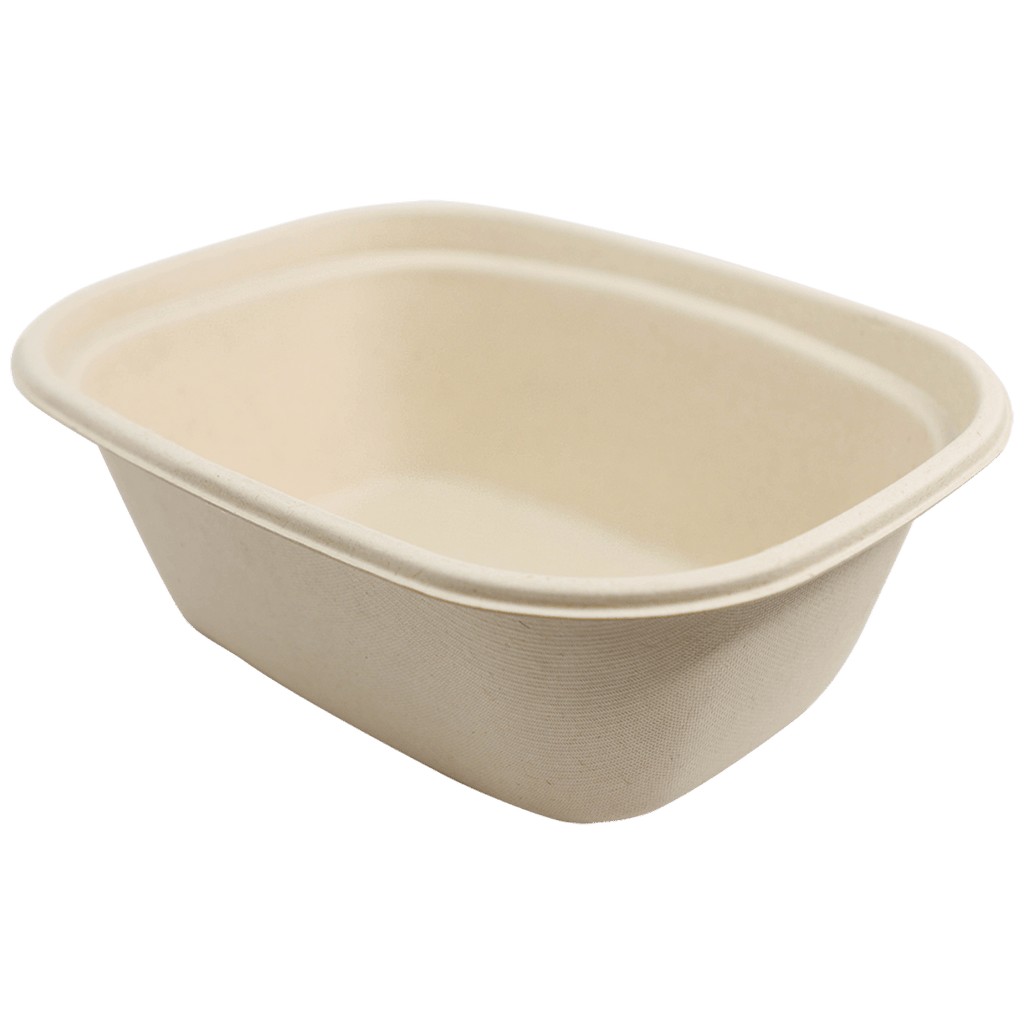 World Centric 8.7x6.7x3.1 in (44 oz) Fiber Box, Laminated (QTY:400)