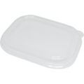 World Centric LID PLA - 20-44 oz Fiber Boxes, Flat, Clear (QTY:400)