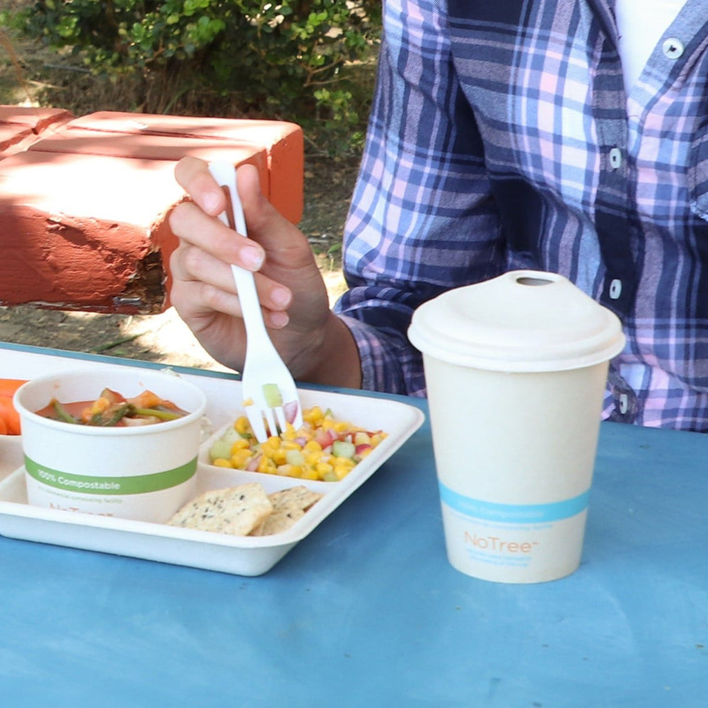 World Centric Fiber Sip Lid - 12-22 oz Paper Cold Cups (QTY:1000)