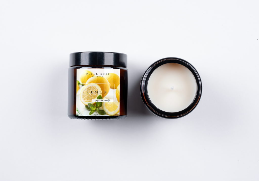 Lemon Scented Soy Candle