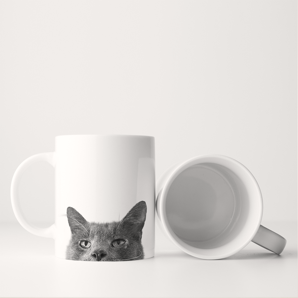 Peeking Pet Ready-Made Coffee Mug