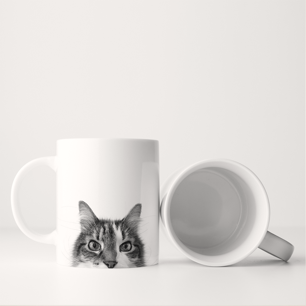 Peeking Pet Ready-Made Coffee Mug