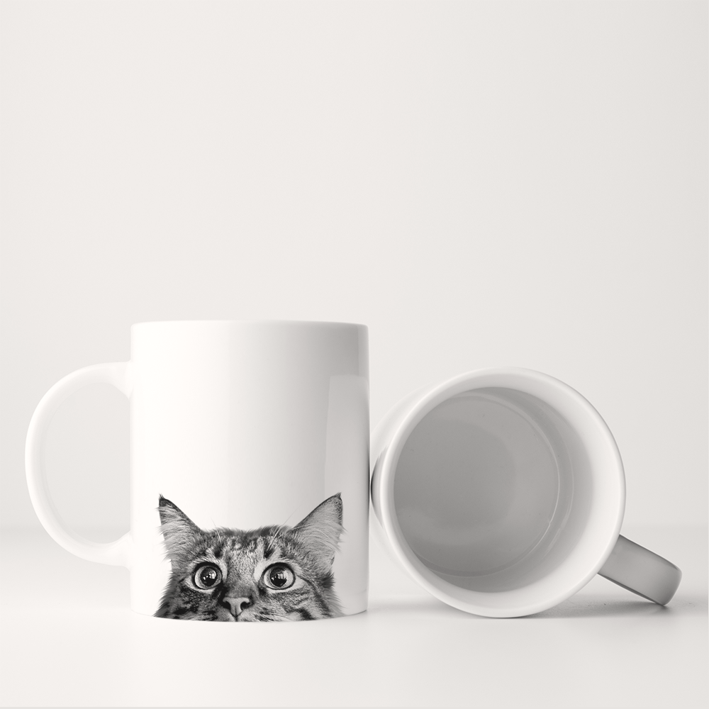 Peeking Pet Ready-Made Coffee Mug